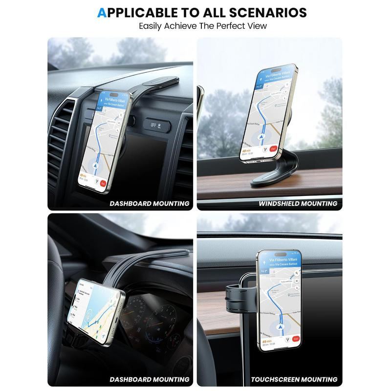 ChubbyDrive FlexGrip - 360° Bendable Magnetic Car Phone Mount