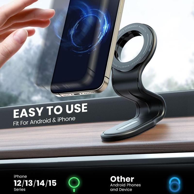 ChubbyDrive FlexGrip - 360° Bendable Magnetic Car Phone Mount