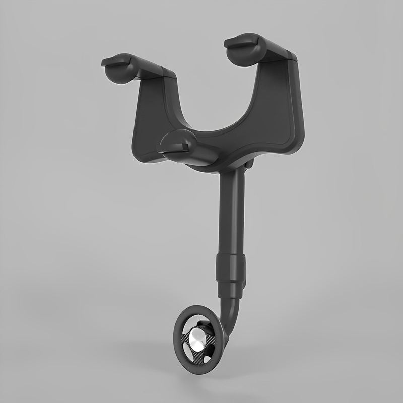 ChubbyDrive GyroGrip - 360° Retractable Phone Mount for Car - Rearview Mirror Safe Navigation