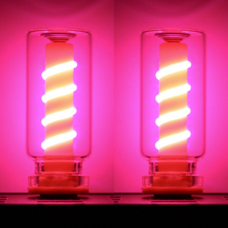 ChubbyGlow SpiralNova - Transparent RGB LED Light，USB Powered Mood Lighting for Car/Bedroom/Parties