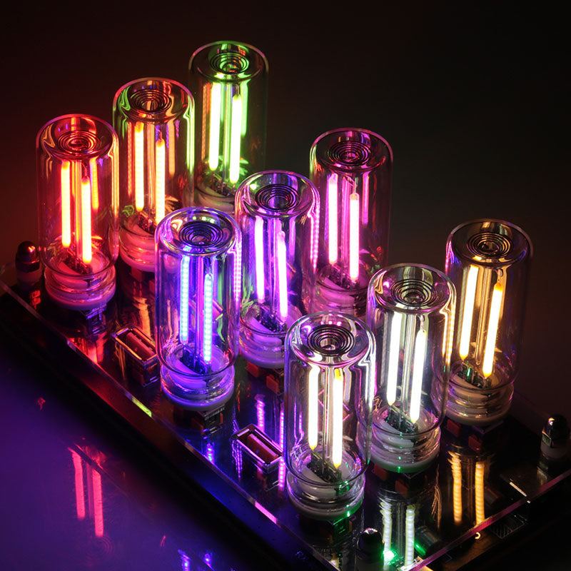 ChubbyGlow - Transparent RGB LED Light，USB Powered Mood Lighting for Car/Bedroom/Parties