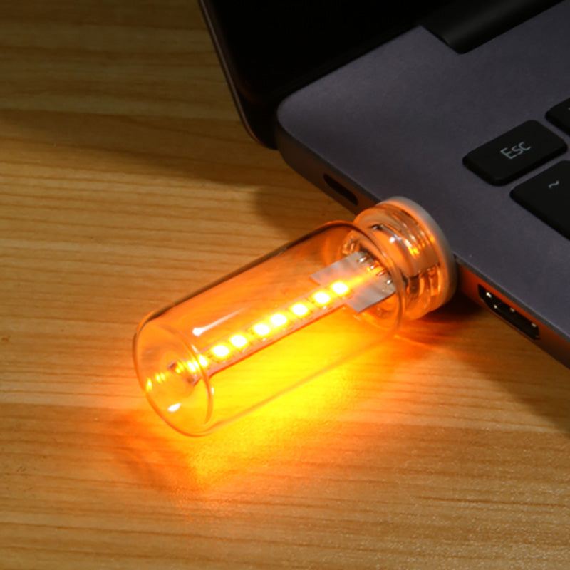 ChubbyGlow - Transparent RGB LED Light，USB Powered Mood Lighting for Car/Bedroom/Parties