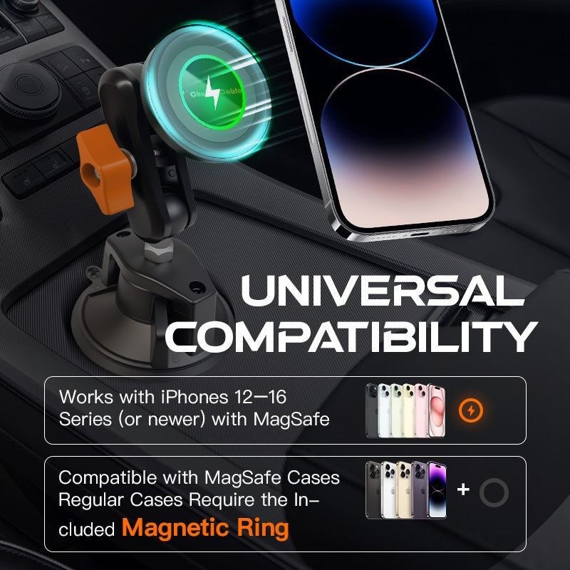 ChubbyGrip Magnetic Dash Mount – Flex & Stick for Epic Rides