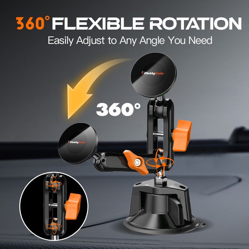ChubbyGrip Magnetic Dash Mount – Flex & Stick for Epic Rides