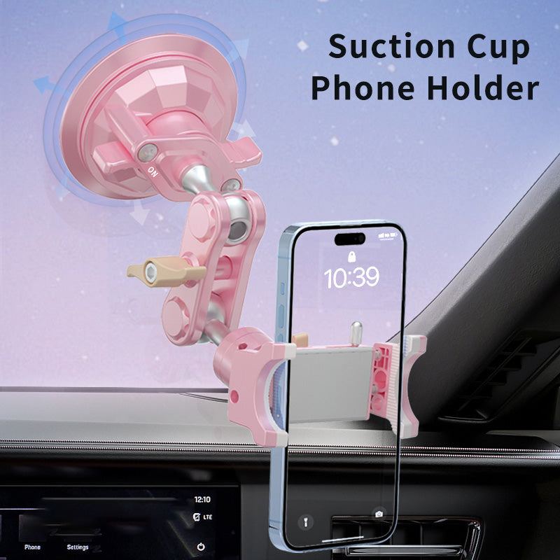 ChubbyGrip Pink Pro - Clamp Car Mount