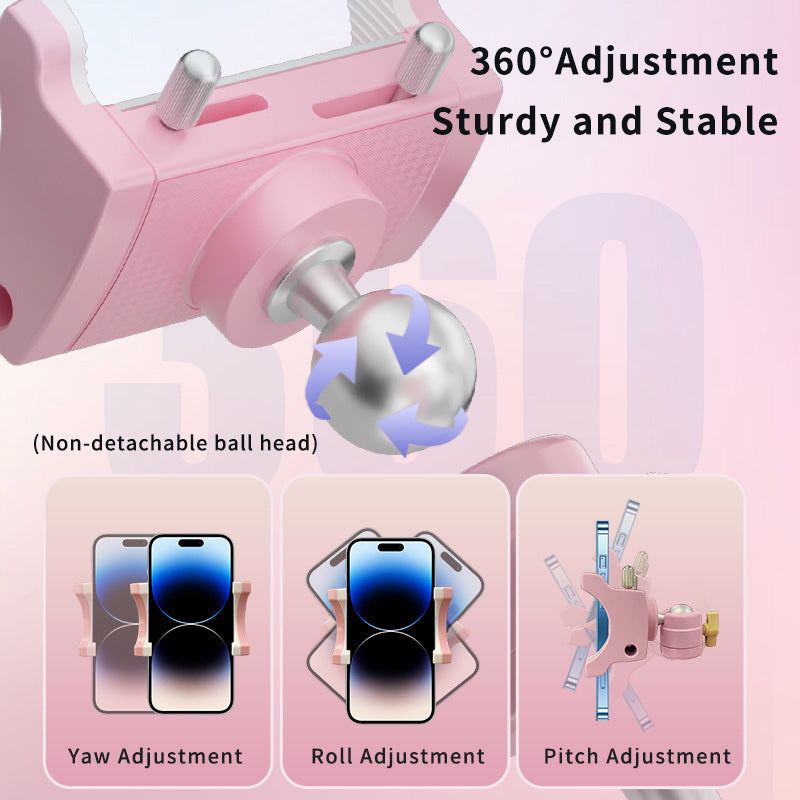 ChubbyGrip Pink Pro - Clamp Car Mount