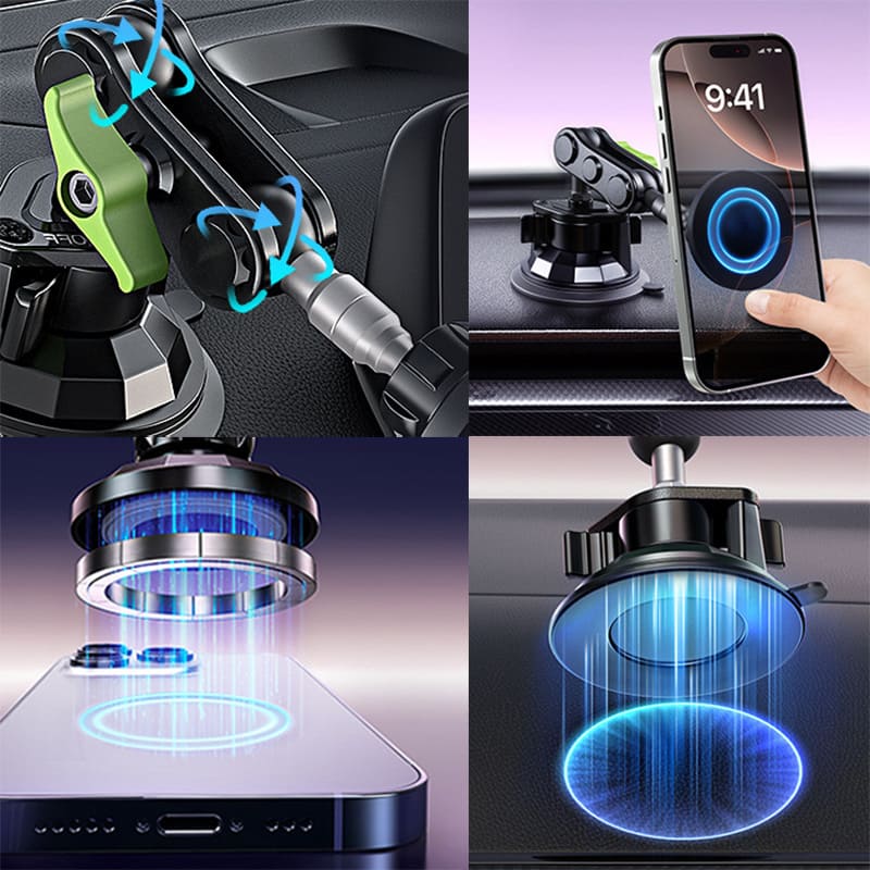 ChubbyGrip Pro Multi-Mount Car Bracket – 360° Rotation, Heavy-Duty Hold