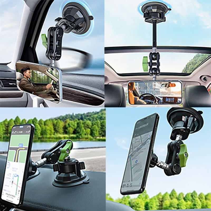 ChubbyGrip Pro Multi-Mount Car Bracket – 360° Rotation, Heavy-Duty Hold