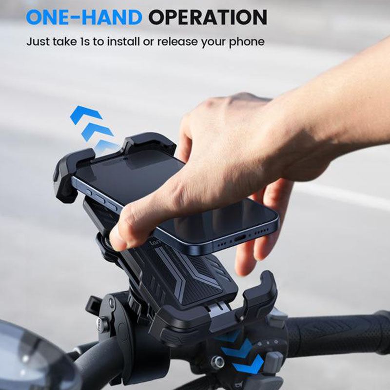 ChubbyGrip ShockArmor - Pro Motorcycle Phone Mount - Dual Vibration Dampeners for Fit 4.7-6.7" Phones