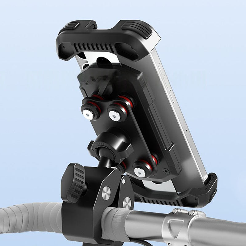 ChubbyGrip ShockArmor - Pro Motorcycle Phone Mount - Dual Vibration Dampeners for Fit 4.7-6.7" Phones