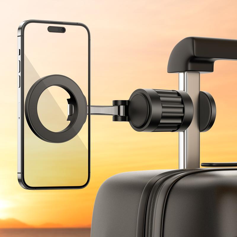 ChubbyGrip SpiralMount – 360° Magnetic Phone Holder for Hands-Free, Foldable, Travel-Ready