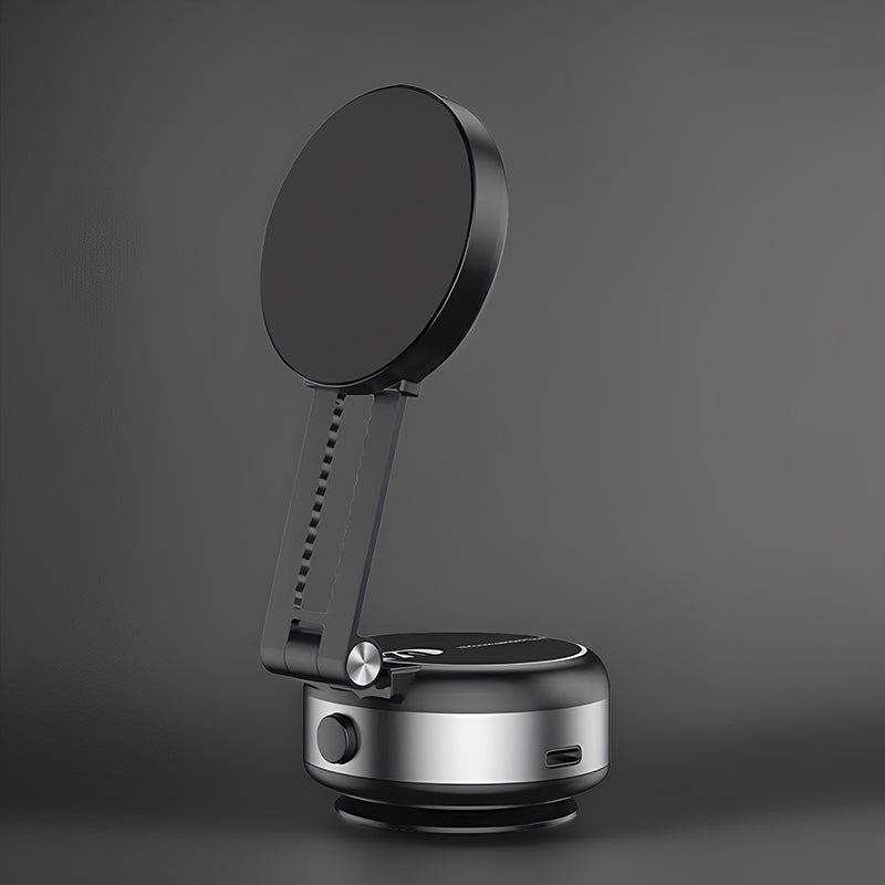 ChubbyGrip VacuSnap - Dual-Mode Phone Stand - Vacuum Base & Magnetic Grip for Car/Desk/Selfie