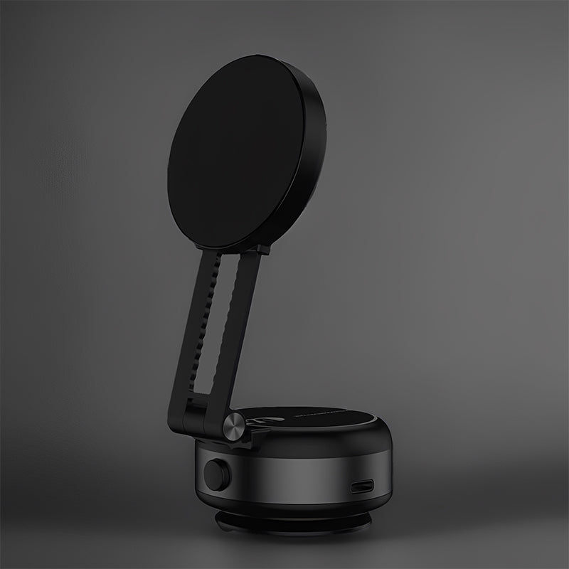 ChubbyGrip VacuSnap - Dual-Mode Phone Stand - Vacuum Base & Magnetic Grip for Car/Desk/Selfie