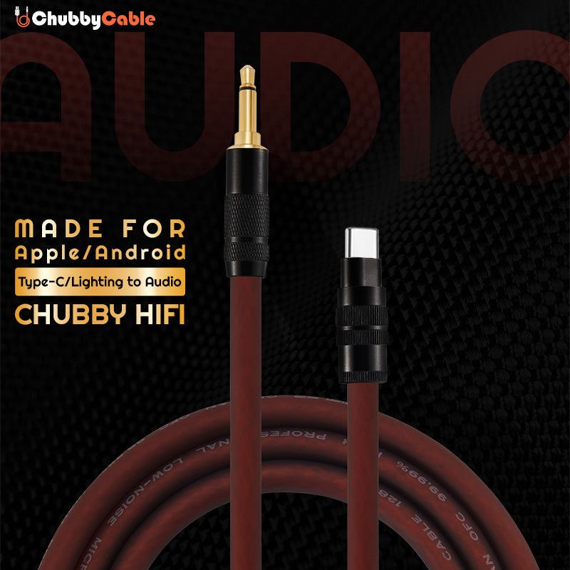 “ChubbyHiFi” USB-C to 3.5mm Audio Aux Jack Cable