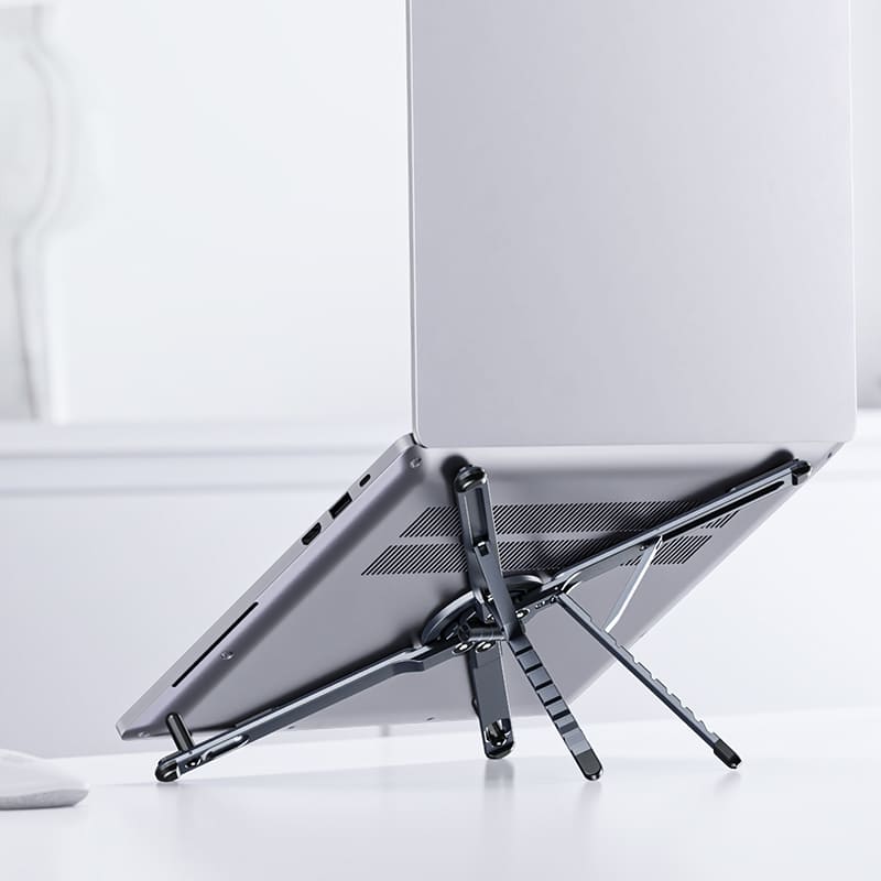 ChubbyLift Aluminum Alloy Multi-Device Magnetic Stand – Adjustable Height & Angle for Laptop, Tablet & Phone