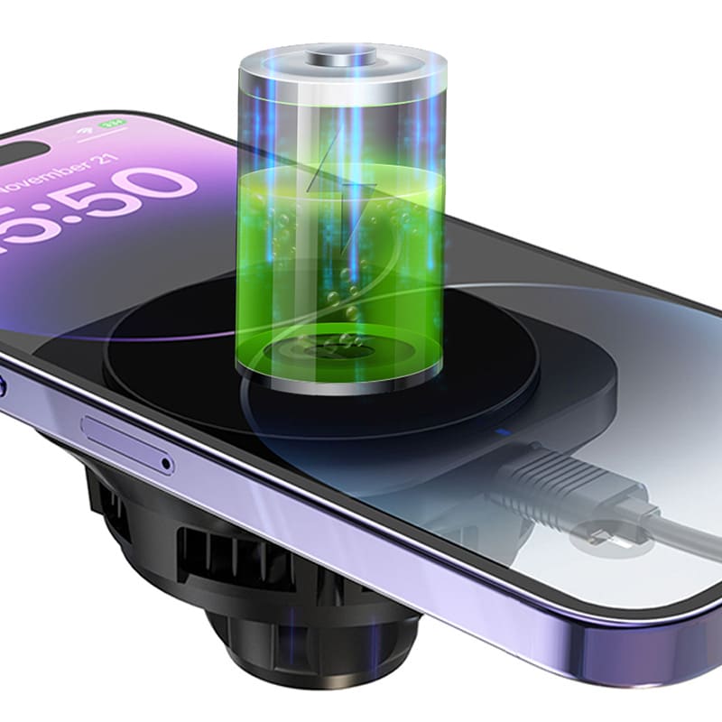 ChubbyMag - Qi2 15W MagSafe Car Mount Charger, Flex & Stick for Epic Rides