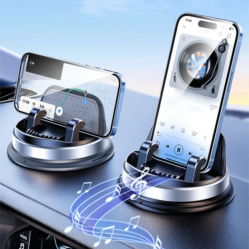 ChubbyMount – Suction Cup Car Phone Mount with Built-In Sound Amplifier