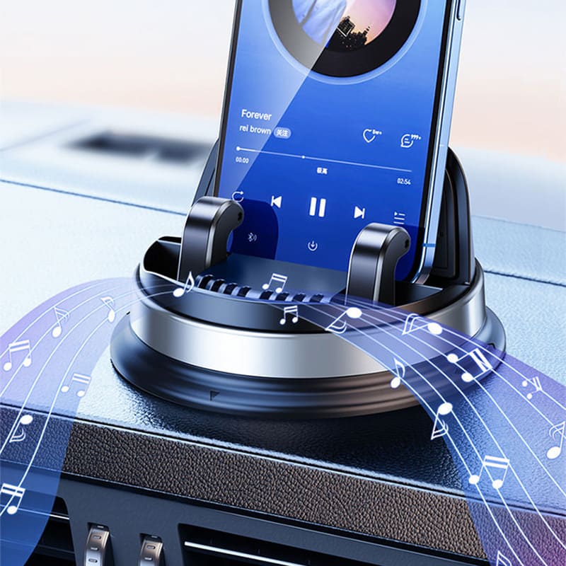 ChubbyMount – Suction Cup Car Phone Mount with Built-In Sound Amplifier