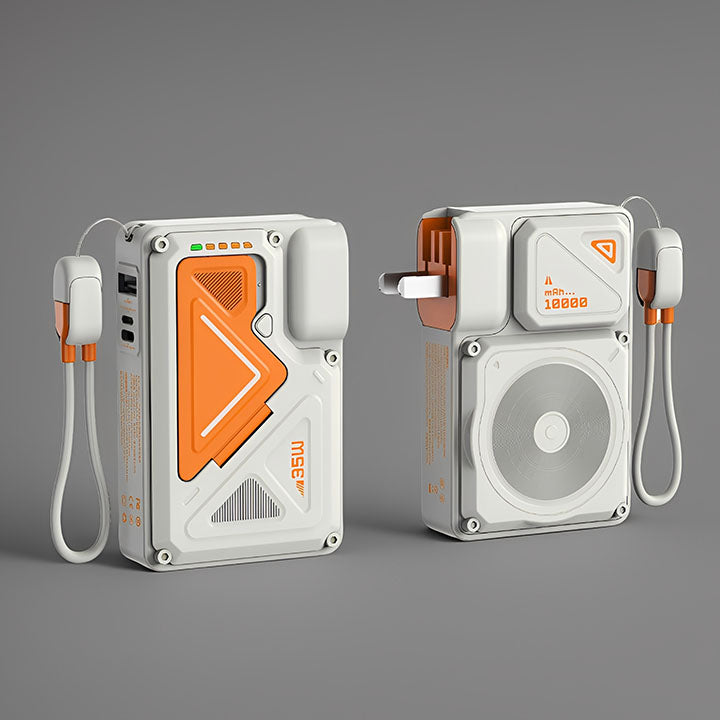 ChubbyPower Magnetic Power Bank – 10,000mAh Power Bank with Wall Plug