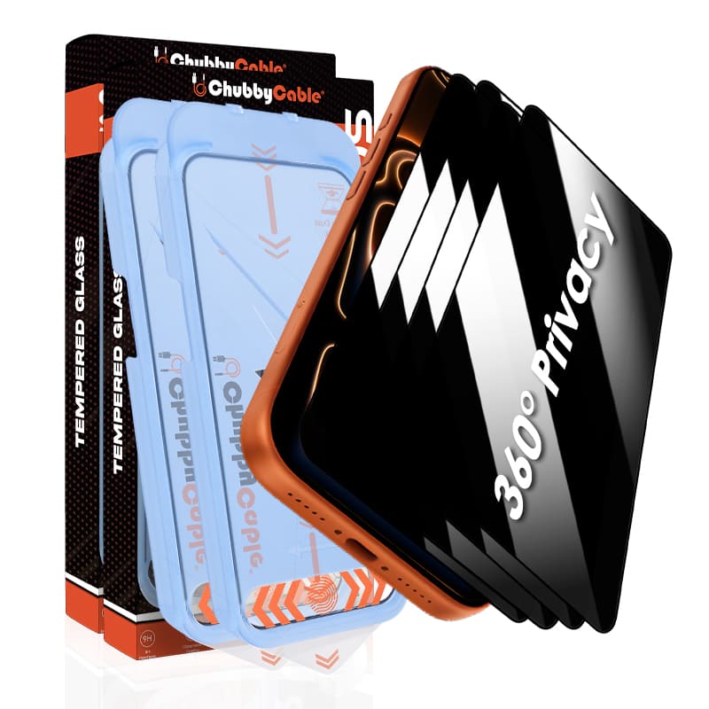 ChubbyShield Ultra - Privacy Screen Protector with Ultra-easy Install Box
