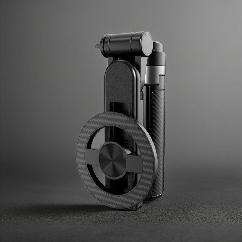 ChubbySnap 4-in-1 Magnetic Selfie Stick – 360° Rotation, Bluetooth Control