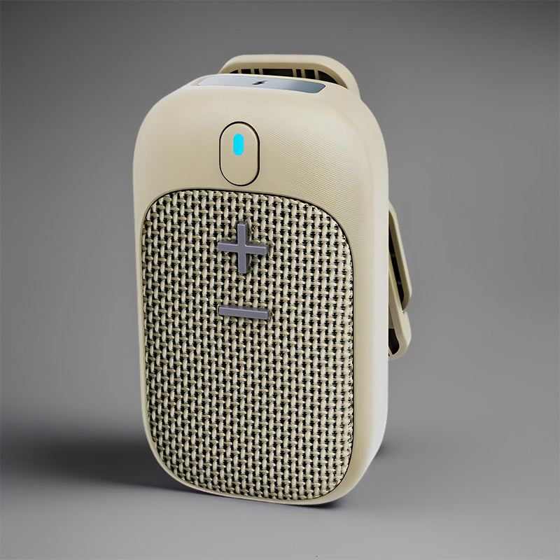 ChubbyVibe ClipJam - IPX5 Waterproof Wearable Speaker - Magnetic Clip for Gym/Cycling/Hiking