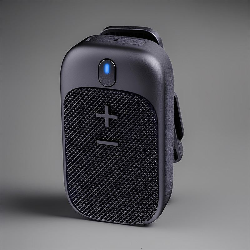 ChubbyVibe ClipJam - IPX5 Waterproof Wearable Speaker - Magnetic Clip for Gym/Cycling/Hiking