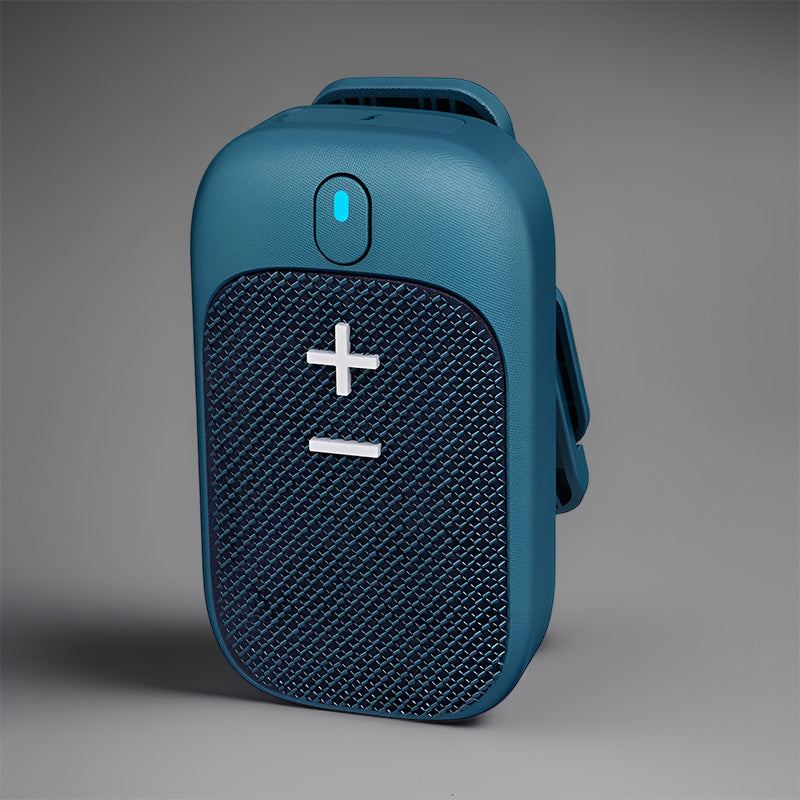 ChubbyVibe ClipJam - IPX5 Waterproof Wearable Speaker - Magnetic Clip for Gym/Cycling/Hiking