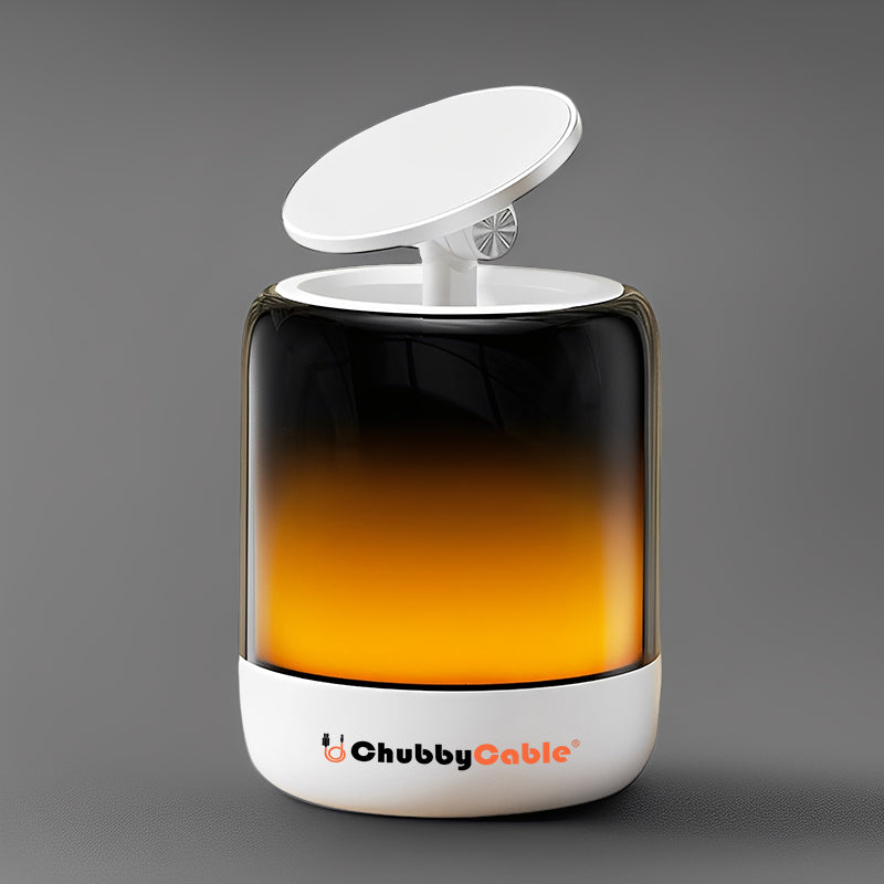 ChubbyVibe LuxeDuo™ - 2-in-1 Magnetic Speaker Stand - 360° Surround Sound + 90° Height-Adjustable Grip