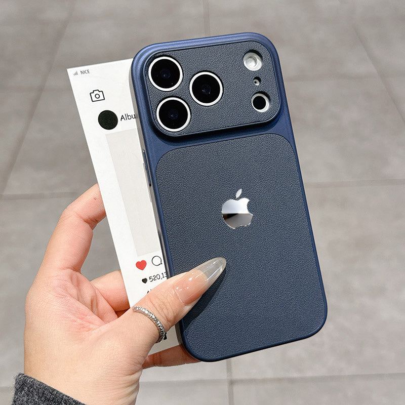 Chubbyarmor LeatherShift - Full-Coverage Vegan Leather Case For iPhone 17