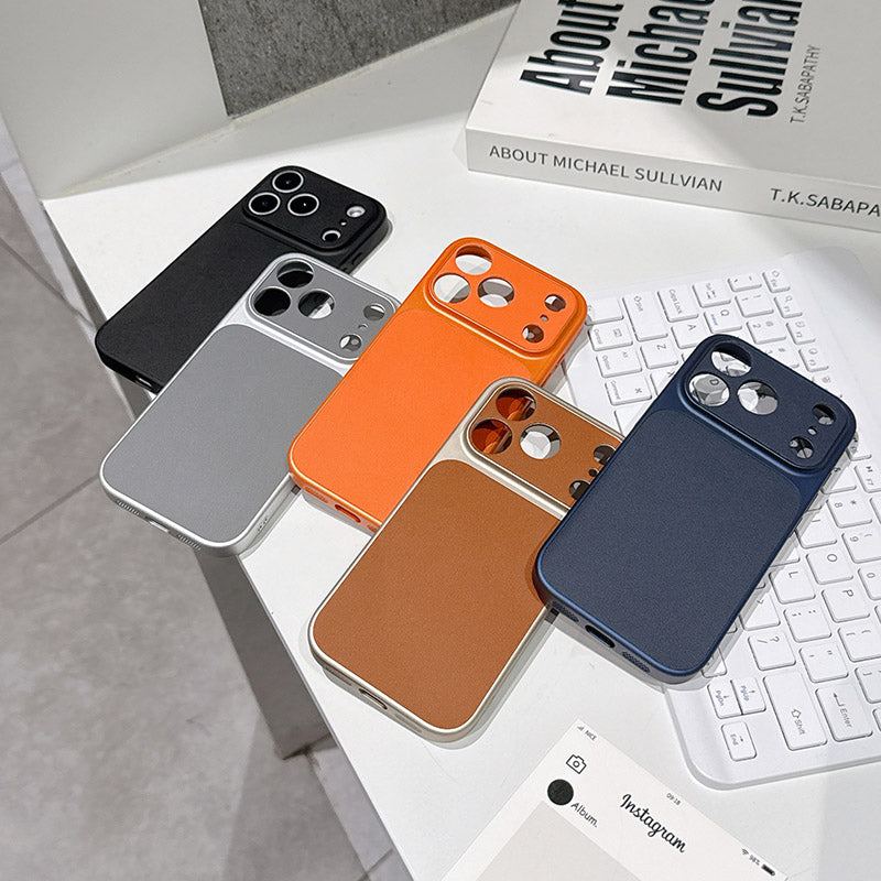 Chubbyarmor LeatherShift - Full-Coverage Vegan Leather Case For iPhone 17