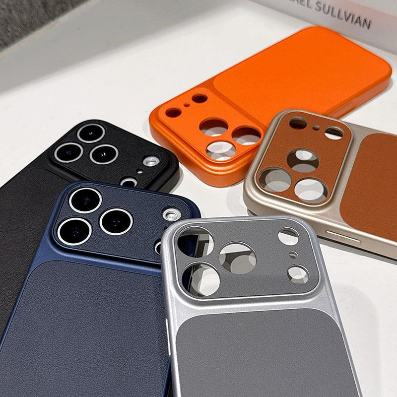 Chubbyarmor LeatherShift - Full-Coverage Vegan Leather Case For iPhone 17