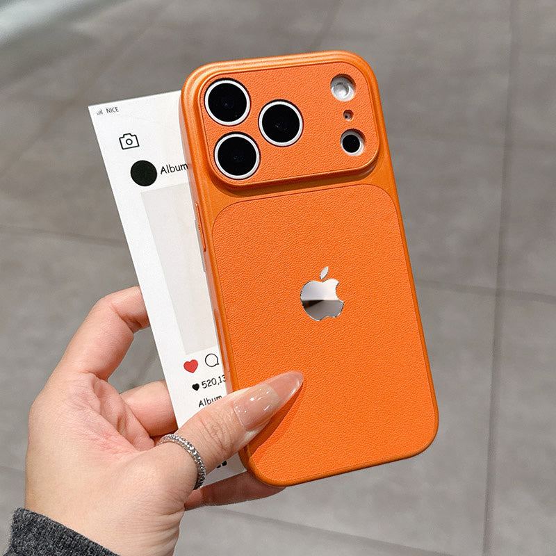 Chubbyarmor LeatherShift - Full-Coverage Vegan Leather Case For iPhone 17