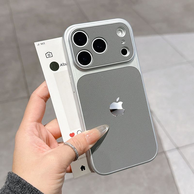 Chubbyarmor LeatherShift - Full-Coverage Vegan Leather Case For iPhone 17