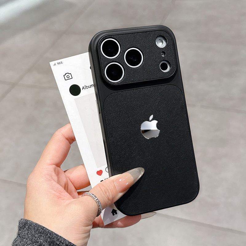 Chubbyarmor LeatherShift - Full-Coverage Vegan Leather Case For iPhone 17