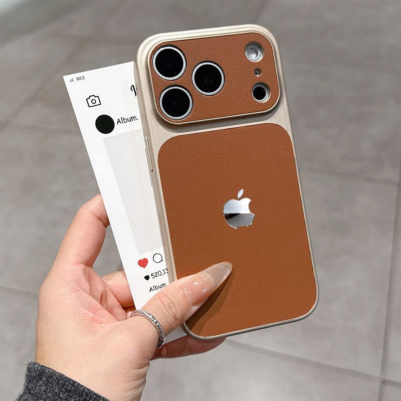 Chubbyarmor LeatherShift - Full-Coverage Vegan Leather Case For iPhone 17