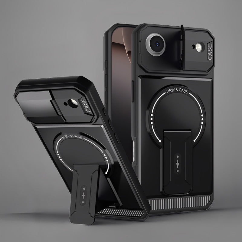 Chubbyarmor Protect - Multifunctional Magsafe Bracket Lens Protection Case For iPhone 17