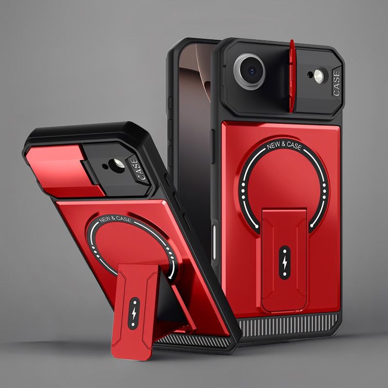 Chubbyarmor Protect - Multifunctional Magsafe Bracket Lens Protection Case For iPhone 17