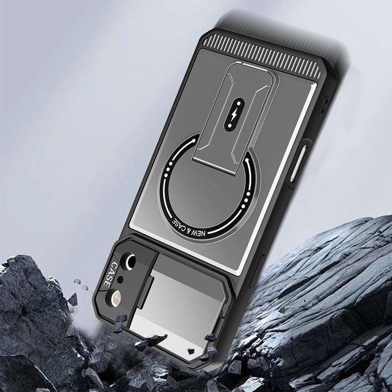 Chubbyarmor Protect - Multifunctional Magsafe Bracket Lens Protection Case For iPhone 17