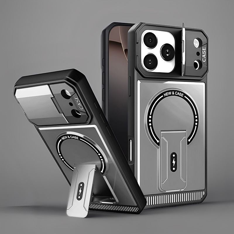 Chubbyarmor Protect - Multifunctional Magsafe Bracket Lens Protection Case For iPhone 17