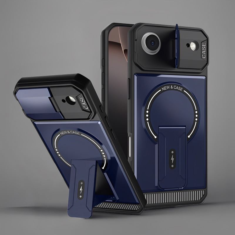 Chubbyarmor Protect - Multifunctional Magsafe Bracket Lens Protection Case For iPhone 17