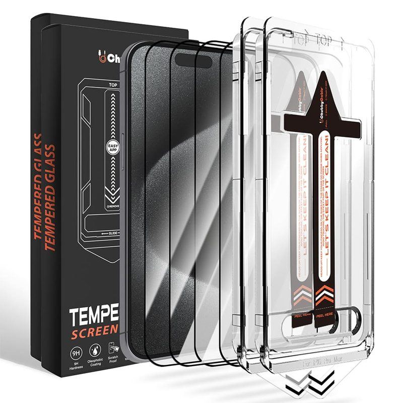 Chubbycable SpyBlocker - Military-Grade Privacy Screen with Magic Installer & Self-Cleaning Adhesive