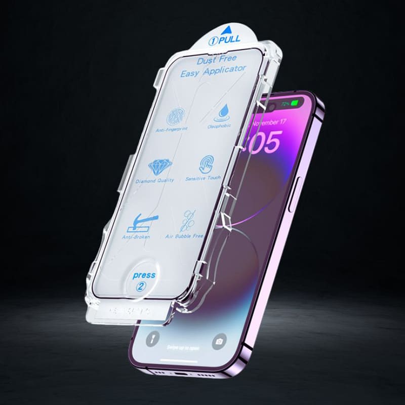 Chubbycable Spyblocker - HD and Privacy Screen Protector with Magic Mounting Case