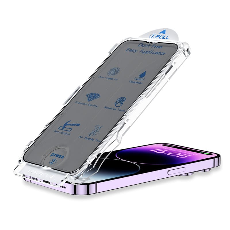 Chubbycable Spyblocker - HD and Privacy Screen Protector with Magic Mounting Case