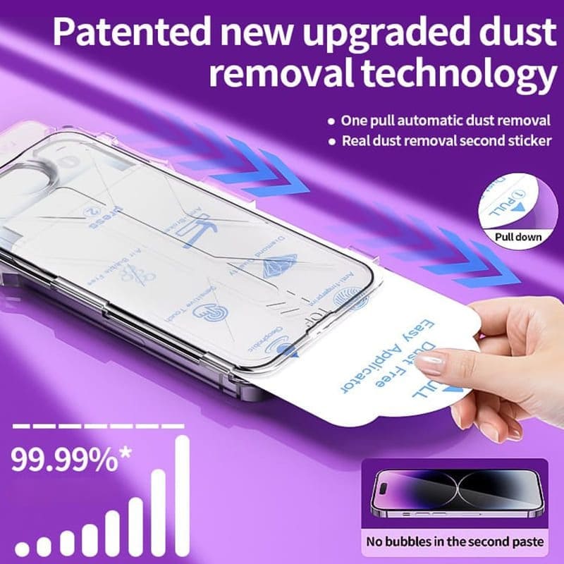 Chubbycable Spyblocker - HD and Privacy Screen Protector with Magic Mounting Case