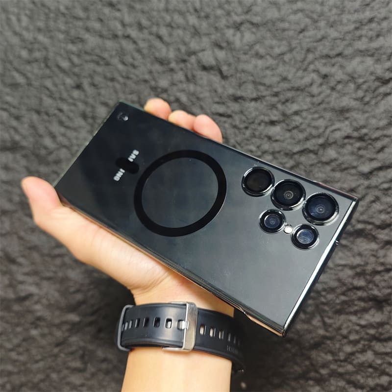 Clear Magnetic Frameless Phone Case for Galaxy Series