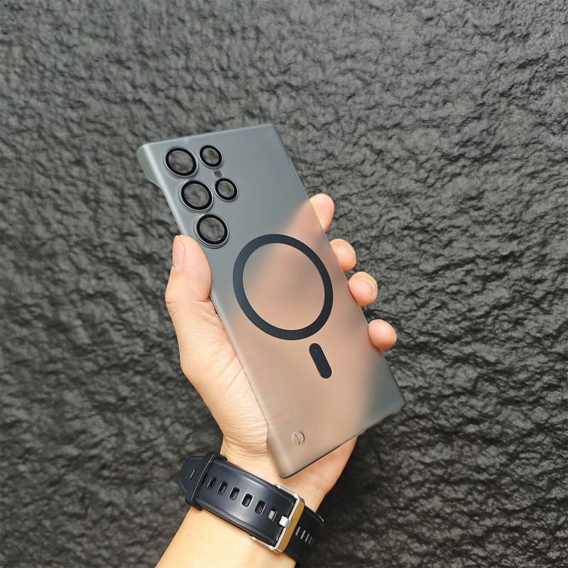 Clear Magnetic Frameless Phone Case for Galaxy Series