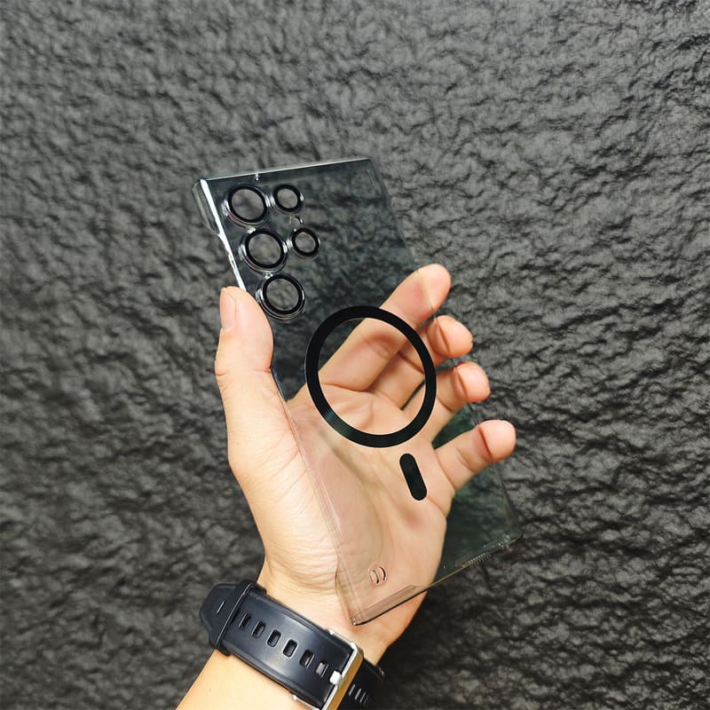 Clear Magnetic Frameless Phone Case for Galaxy Series