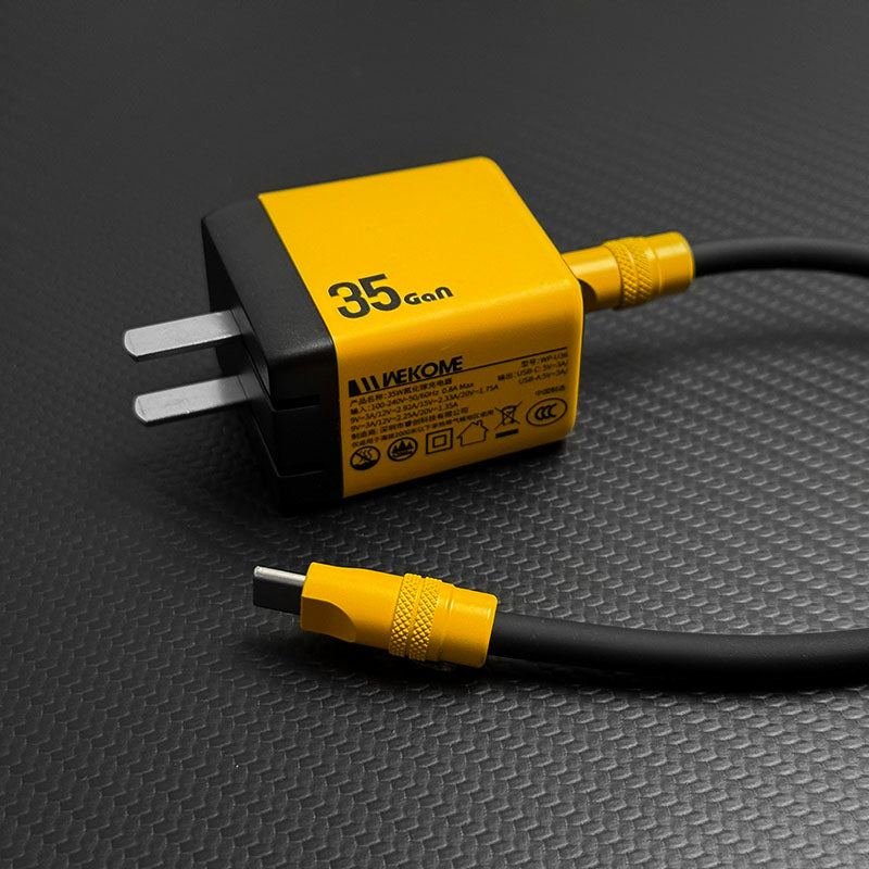 "Color Block Chubby" 240w Painted Power Bank Friendly Cable