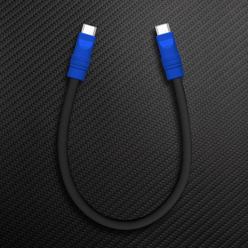 "Color Block Chubby" 240w Painted Power Bank Friendly Cable